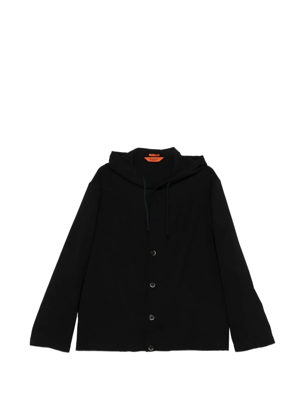 button hooded jacket - 1