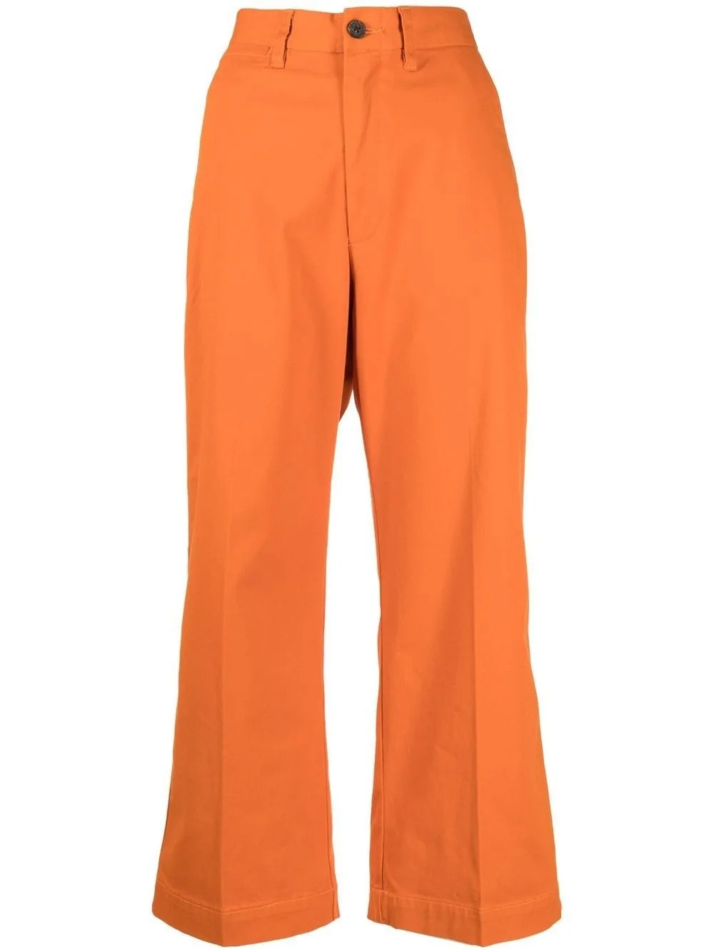 wide-leg cropped chinos - 1