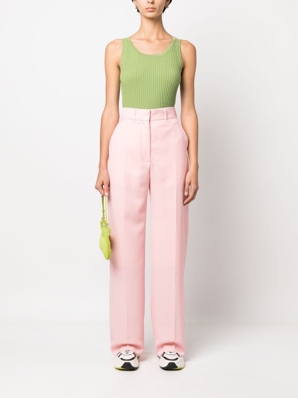 tailored high-waisted trousers - 2