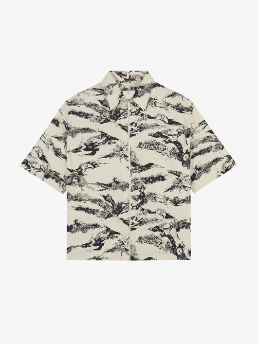 GOTHIC PRINTED ZIPPED SHIRT - 1