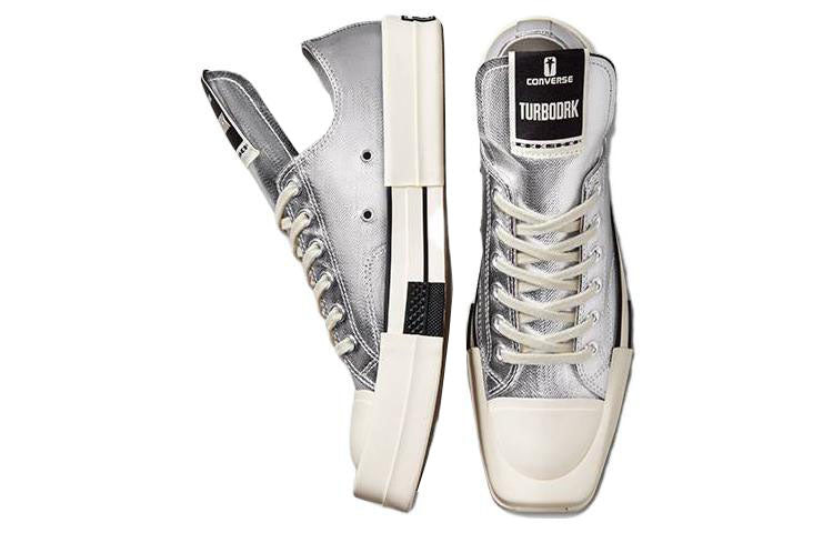 Converse Rick Owens x TURBODRK Chuck 70 Low 'Silver Lacquer' A01292C - 4
