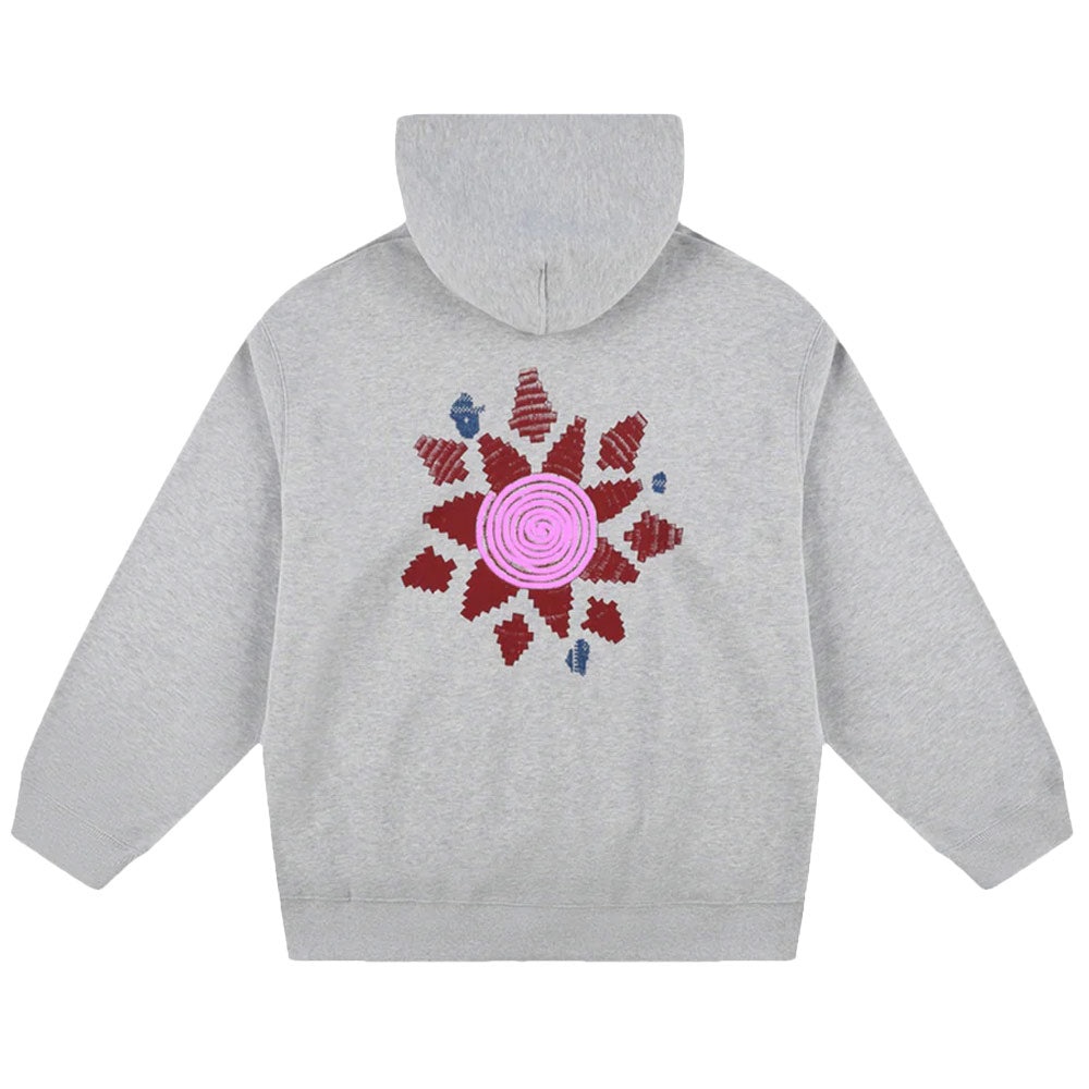 Alkhws Logo Hoodie Sweatshirt 'Grey' - 2