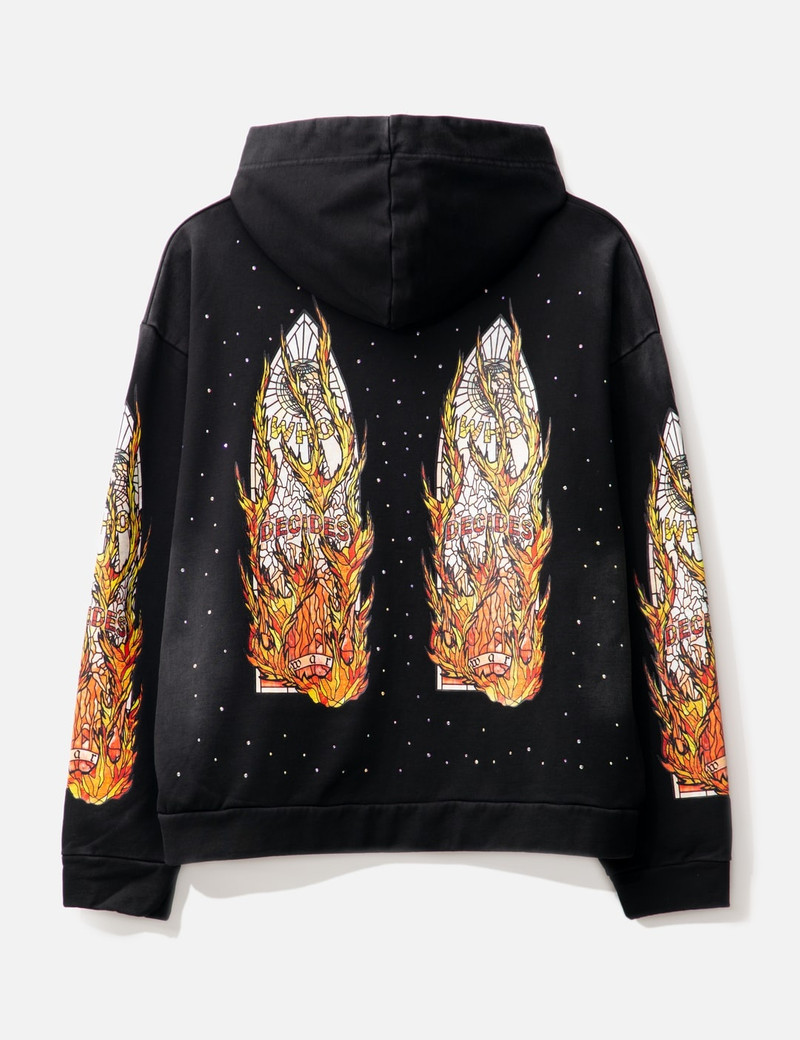 FLAME GLASS HOODED SWEATSHIRT 2