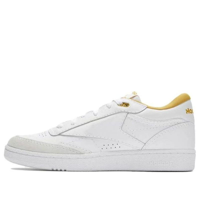 Reebok Classics Club C Mid II 'White Yellow' 100033036 - 1