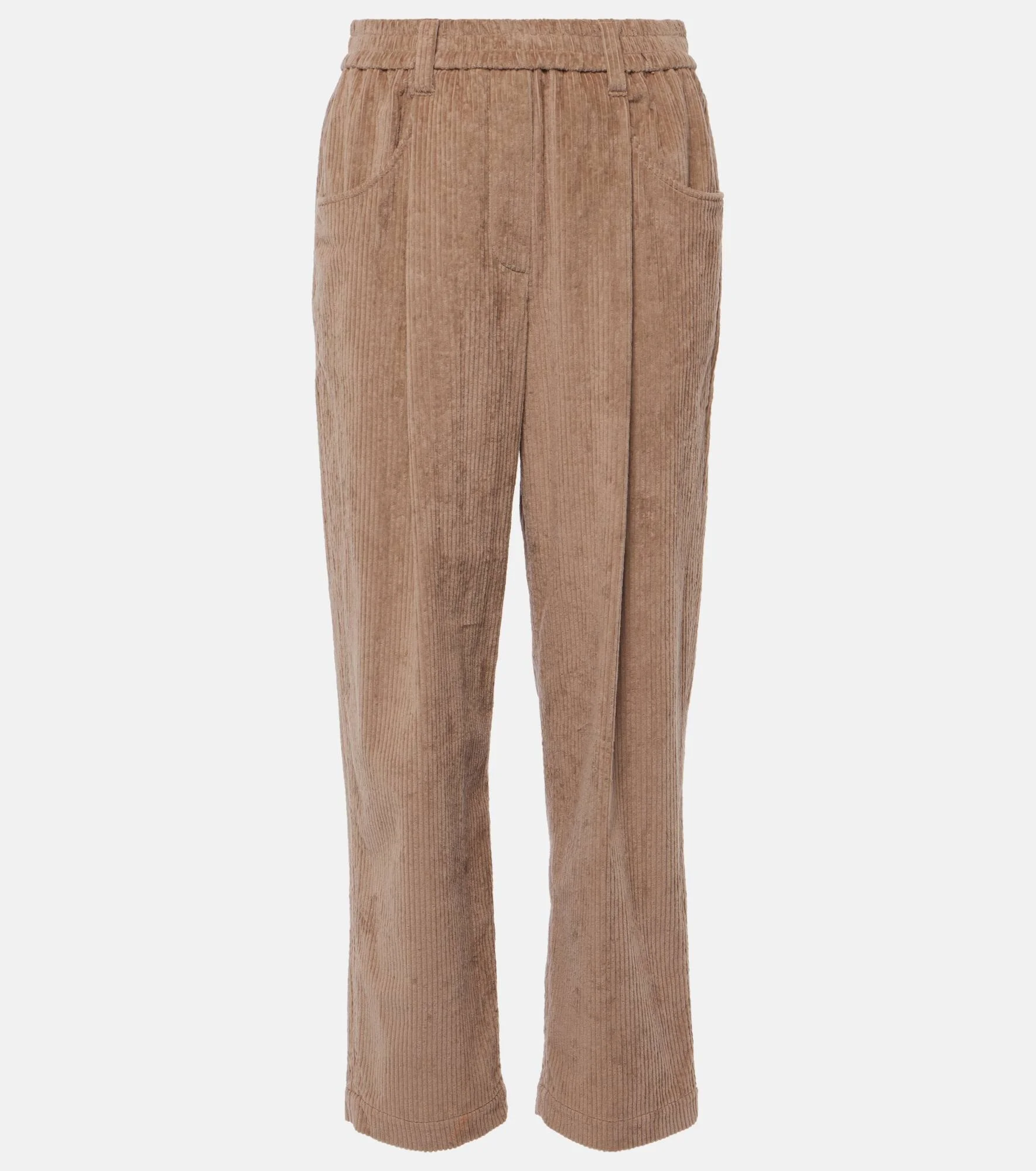Pleated straight pants - 1
