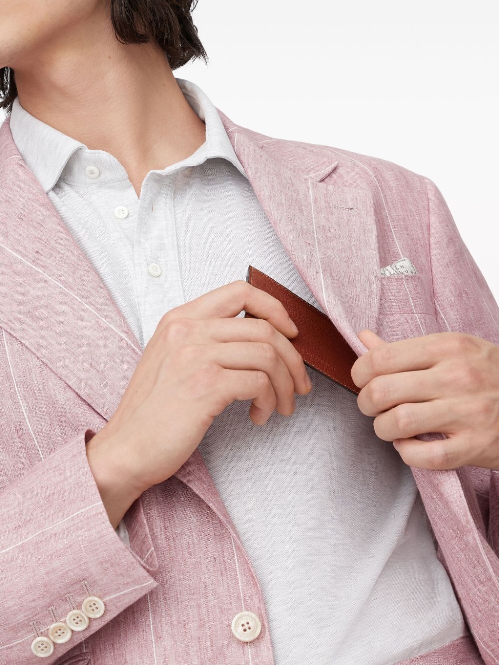 embossed logo cardholder - 4