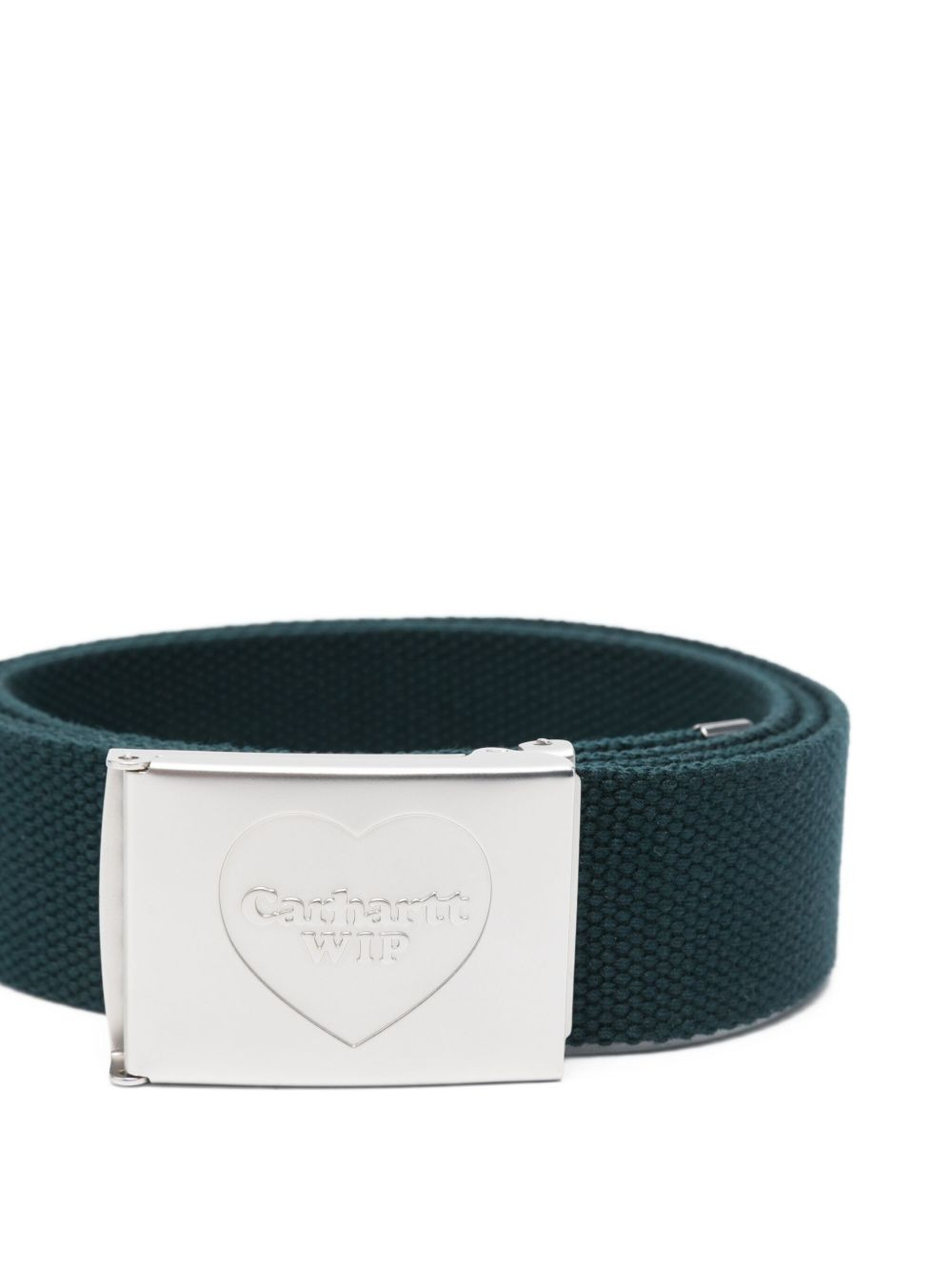 heart-buckle logo belt - 3