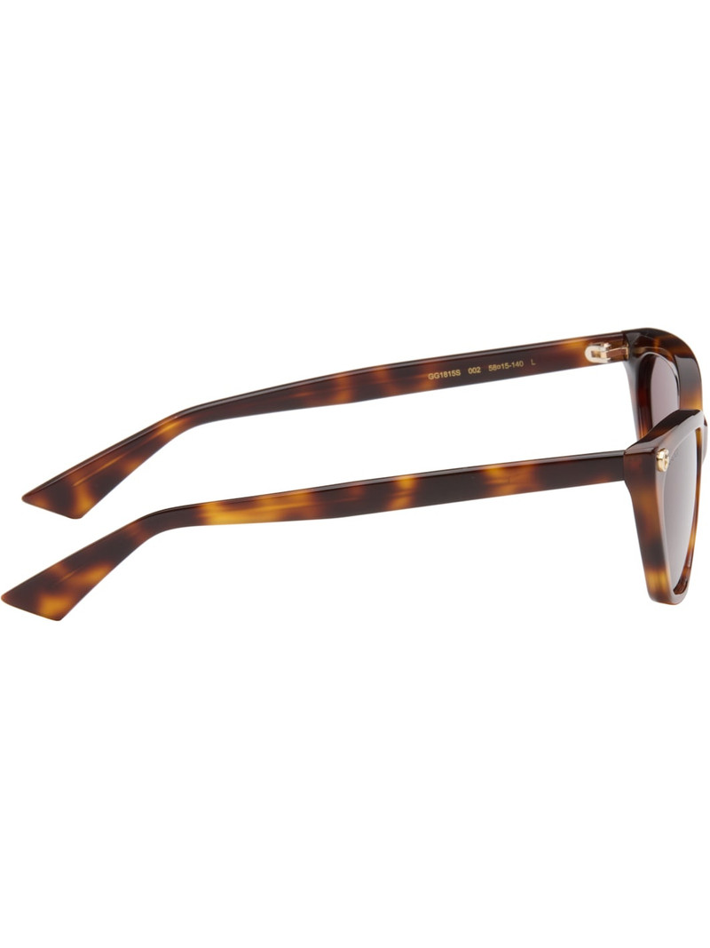 GUCCI Brown Cat Eye Sunglasses outlook