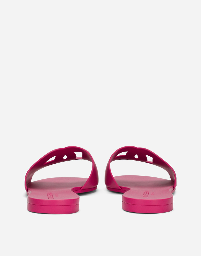 Dolce & Gabbana Rubber beachwear sliders outlook