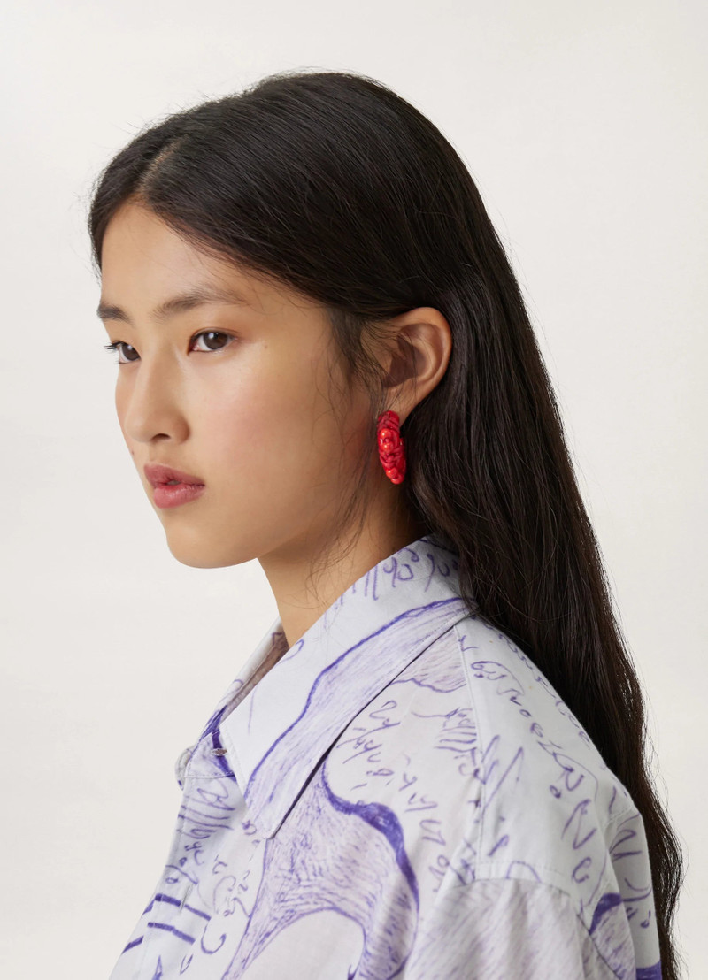 Lemaire TIED UP PEARLS HOOPS
BRASS outlook