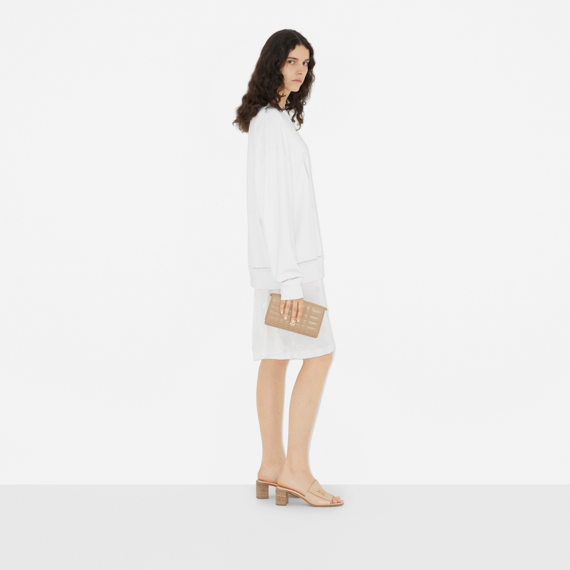 Letter Graphic Viscose Blend Sweater - 3