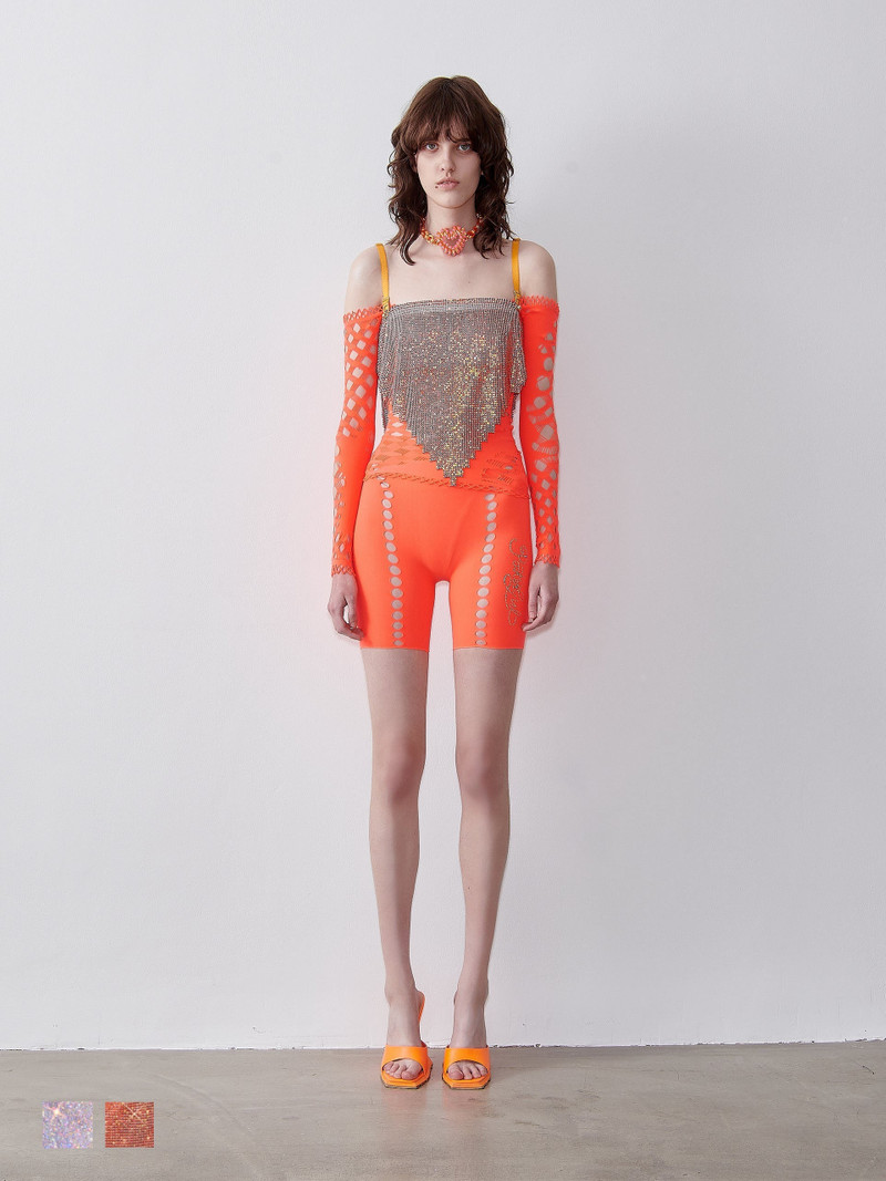 RHINESTONED ELLA TOP APEROL SPRITZ 1