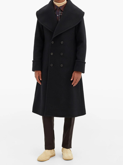 Loewe Double-breasted wool-blend overcoat outlook