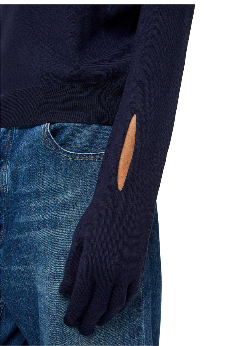 Glove sweater in wool 5