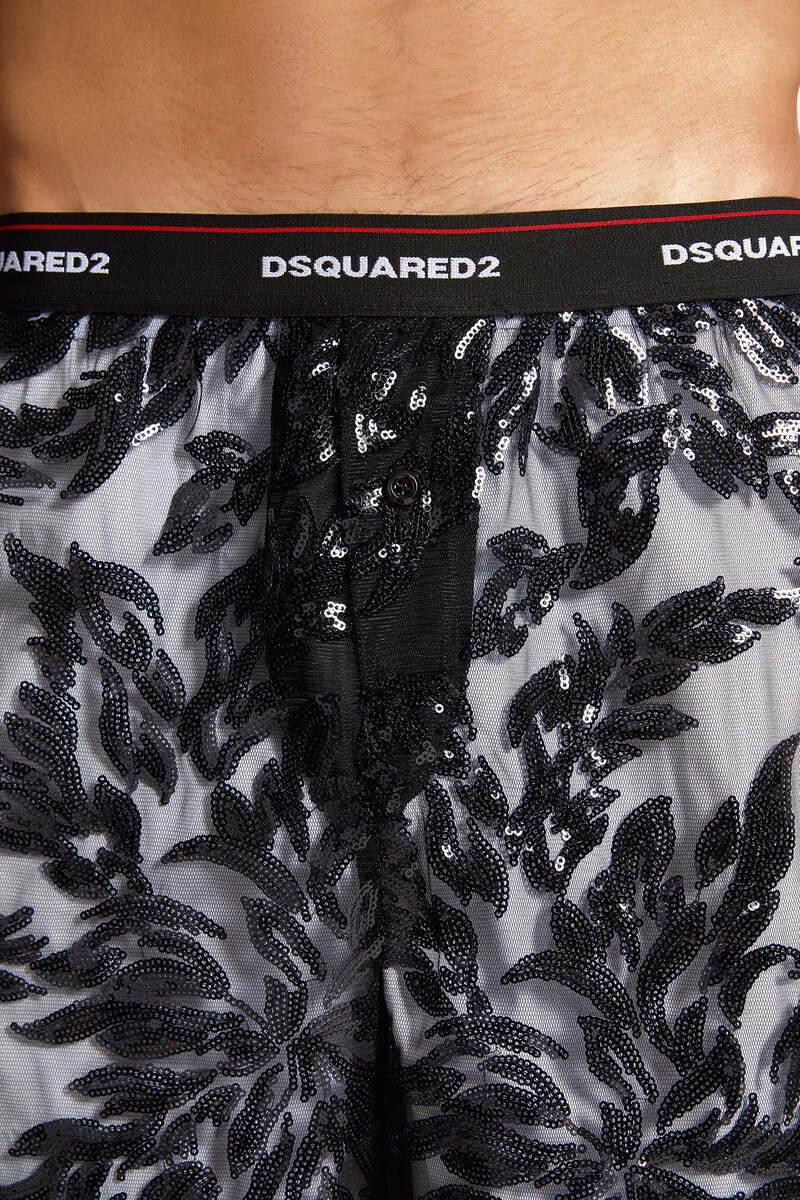 DSQUARED2 SEQUIN LOGO BOXER - 5