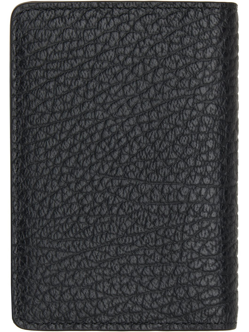 Maison Margiela Black Four Stitches Card Holder outlook