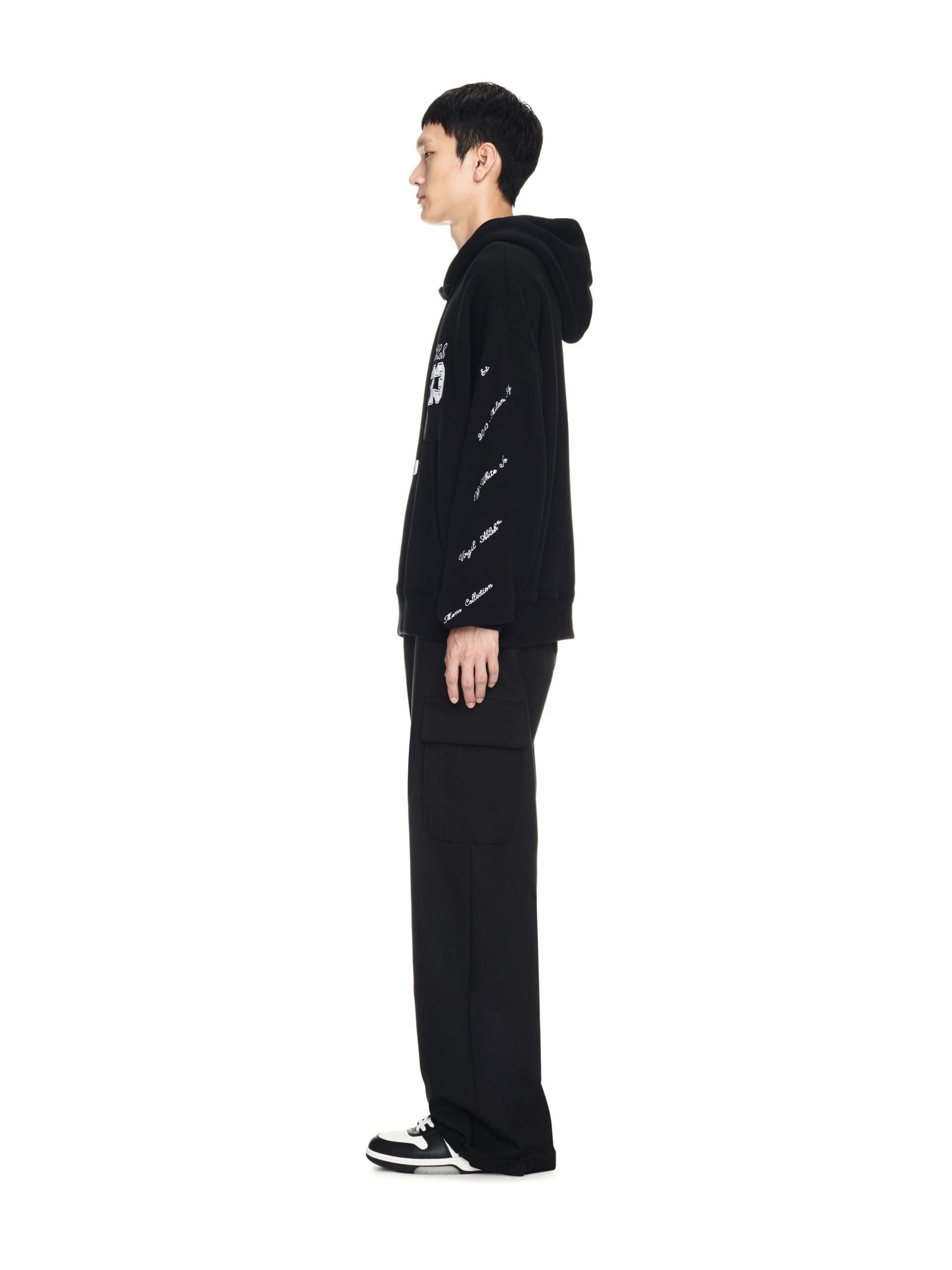 Off-White 23 Logo Skate Hoodie | REVERSIBLE