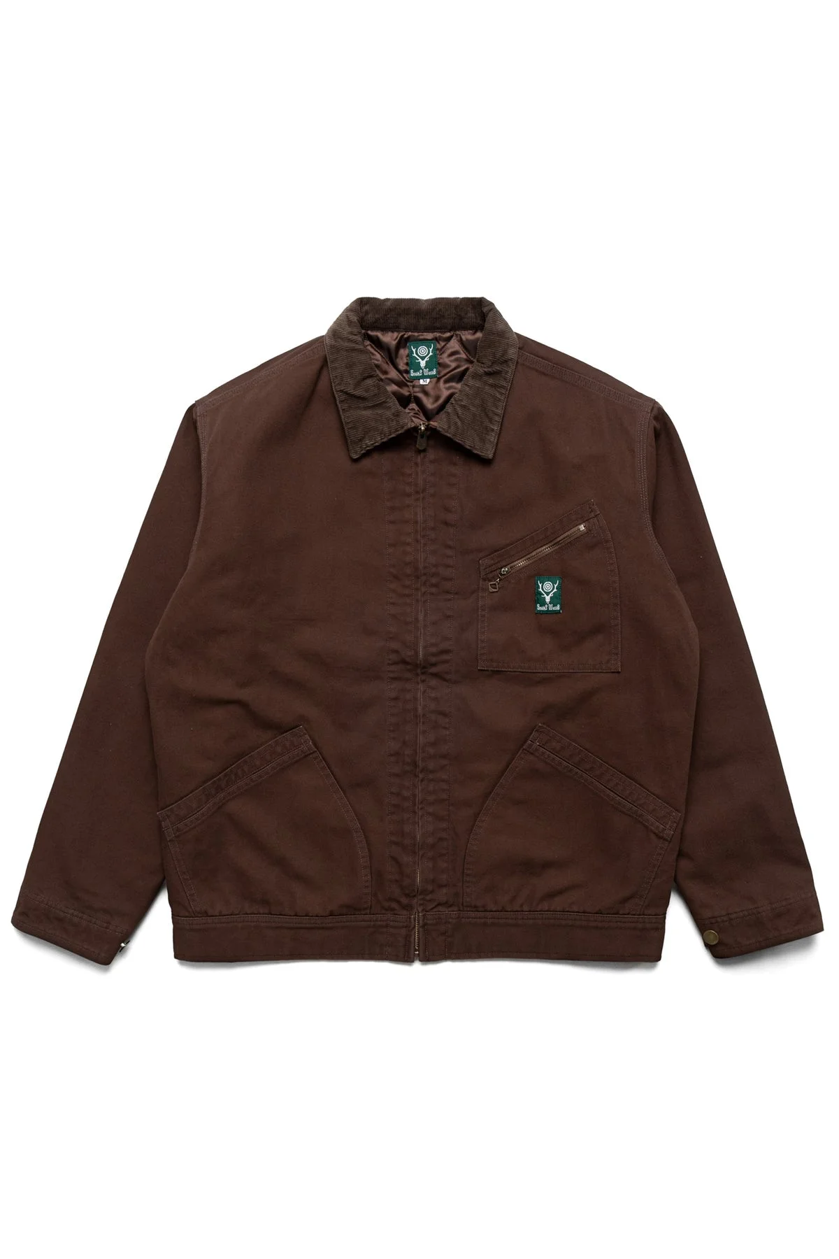 Work Jacket 11.5oz Cotton Canvas - Brown - 1