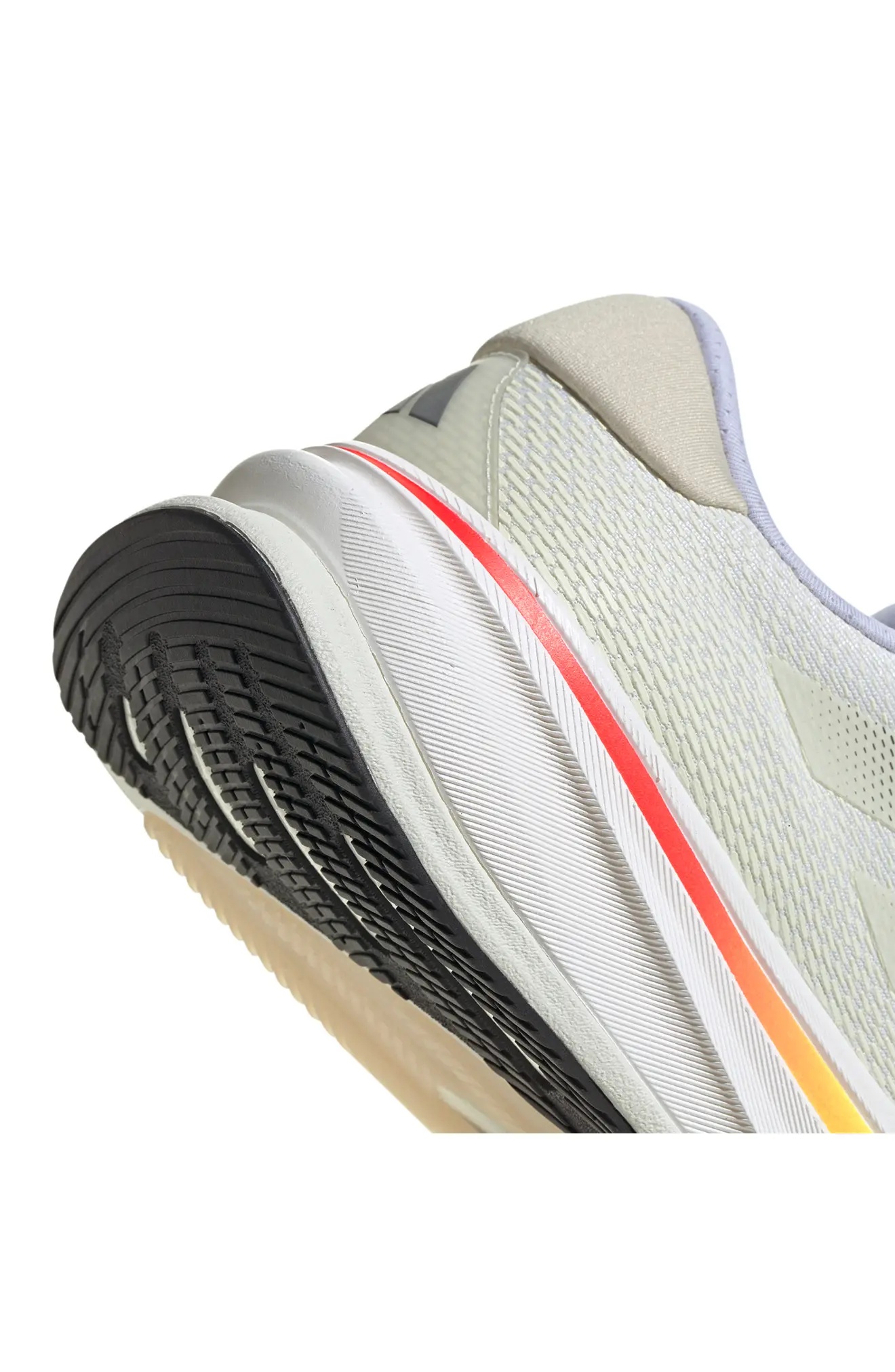 Supernova Rise Running Shoe in White/Iron Metallic/Spark - 7