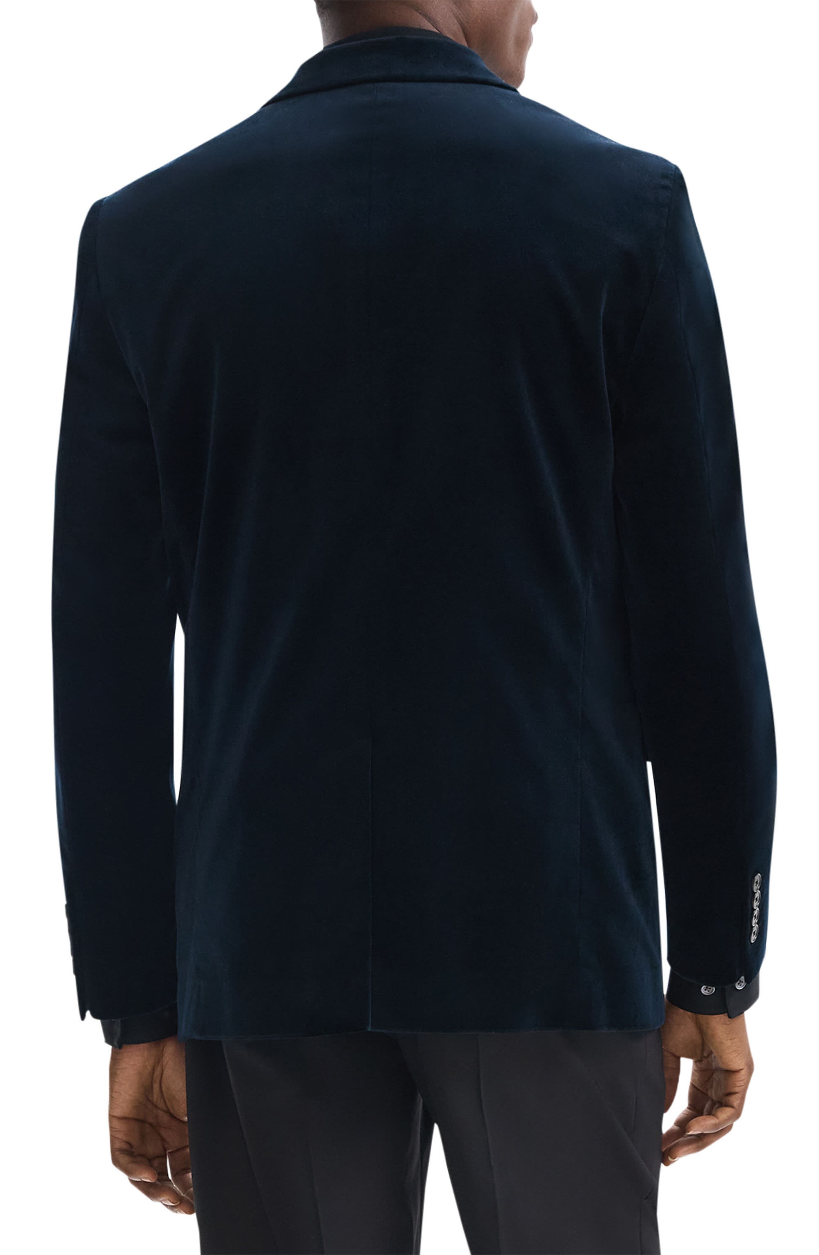 Theory Chambers Cotton Velvet Suit Jacket in Baltic at Nordstrom - 2