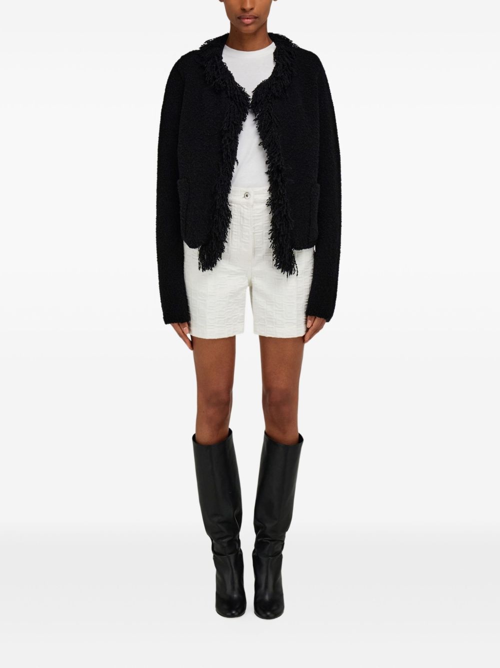fringed cardigan - 2