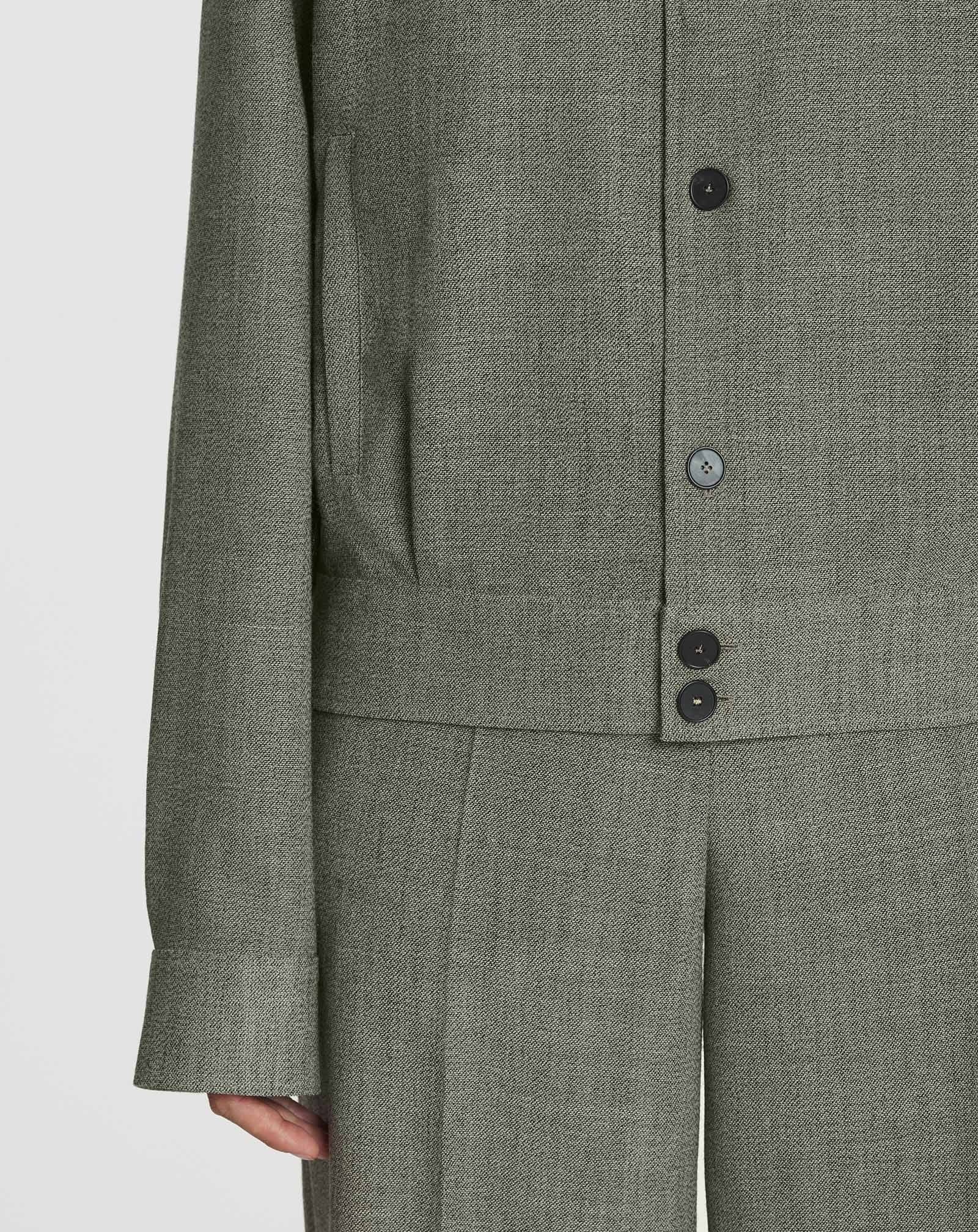 UNISEX SHORT WOOL OVERSHIRT - 10