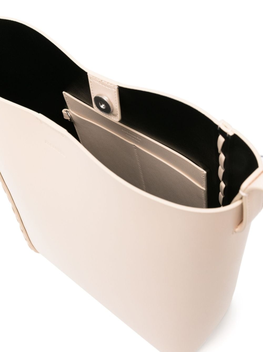 medium leather tote bag - 5