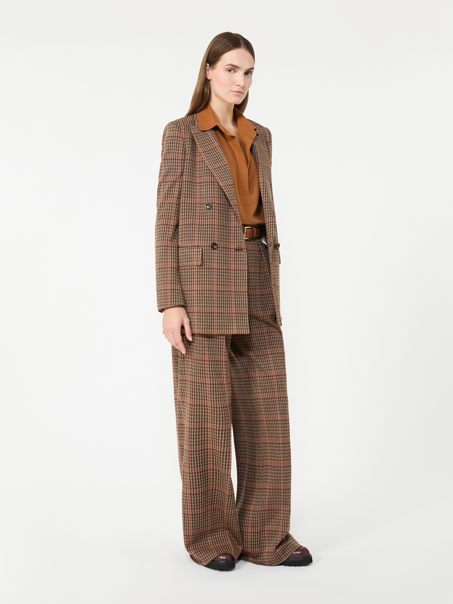 GUELFO Prince of Wales wool and cotton blazer - 2