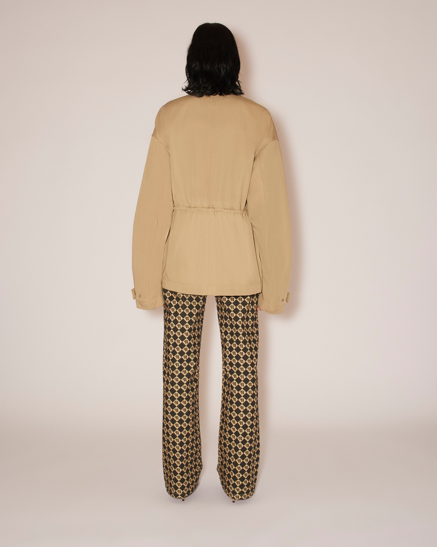 WILL - Bonded-twill utalitarian jacket - Beige - 8