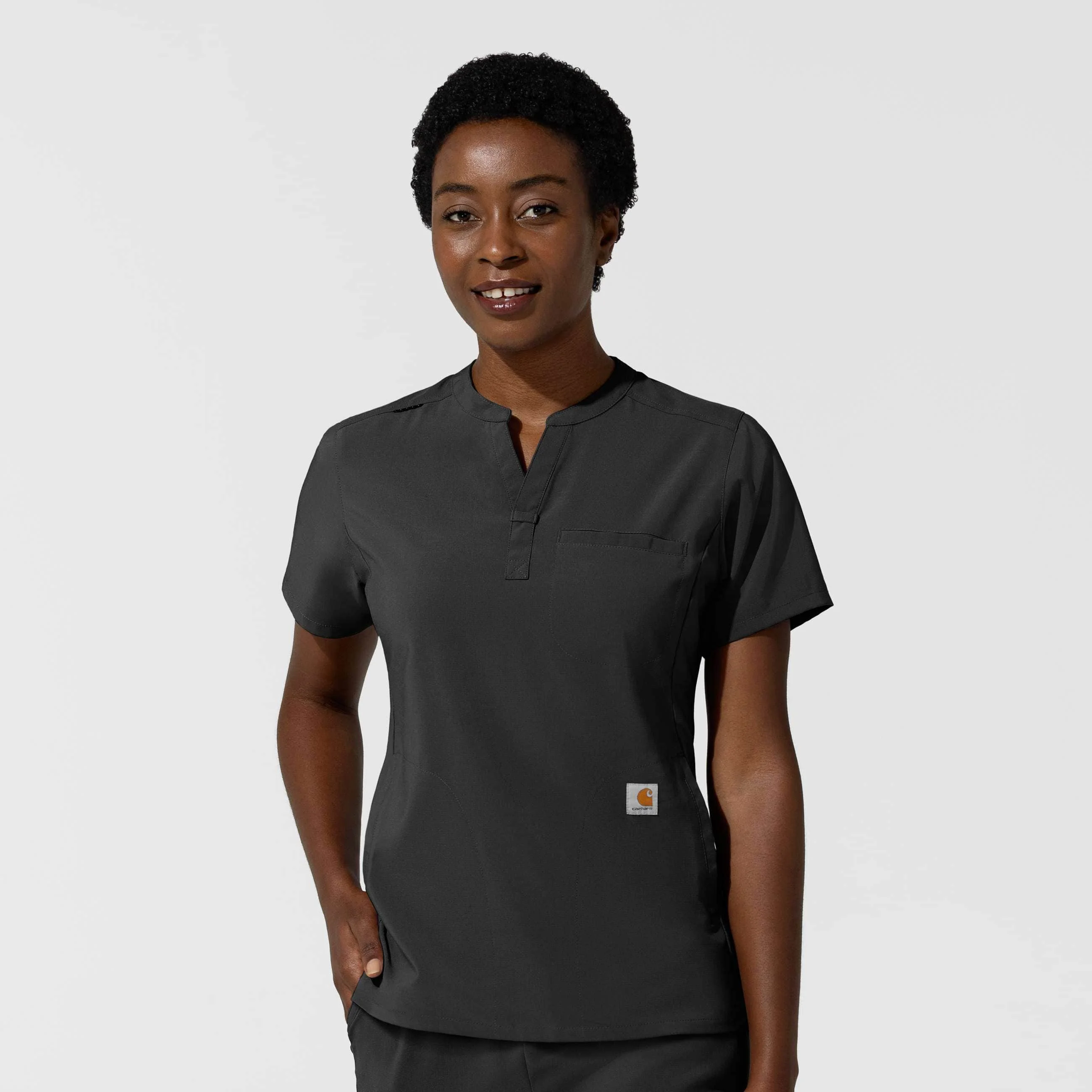 Women's Force Cross-Flex Chest Pocket Scrub Top - 1