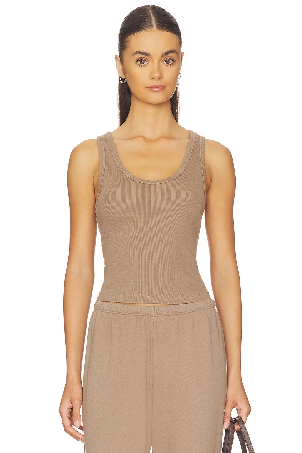 Structured Rib Bra Friendly Tank - 1