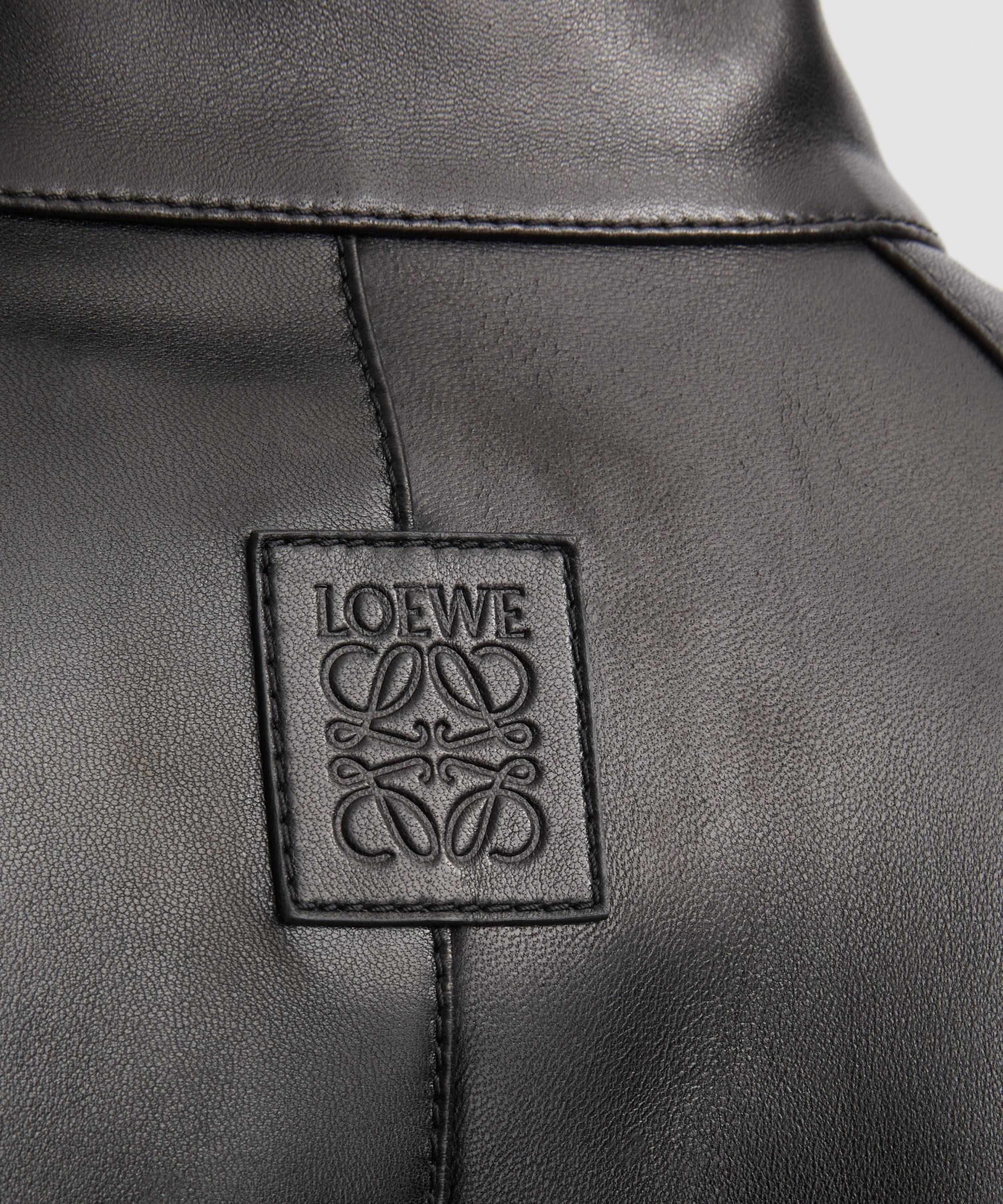 Short Nappa Lambskin Trench Jacket - 5