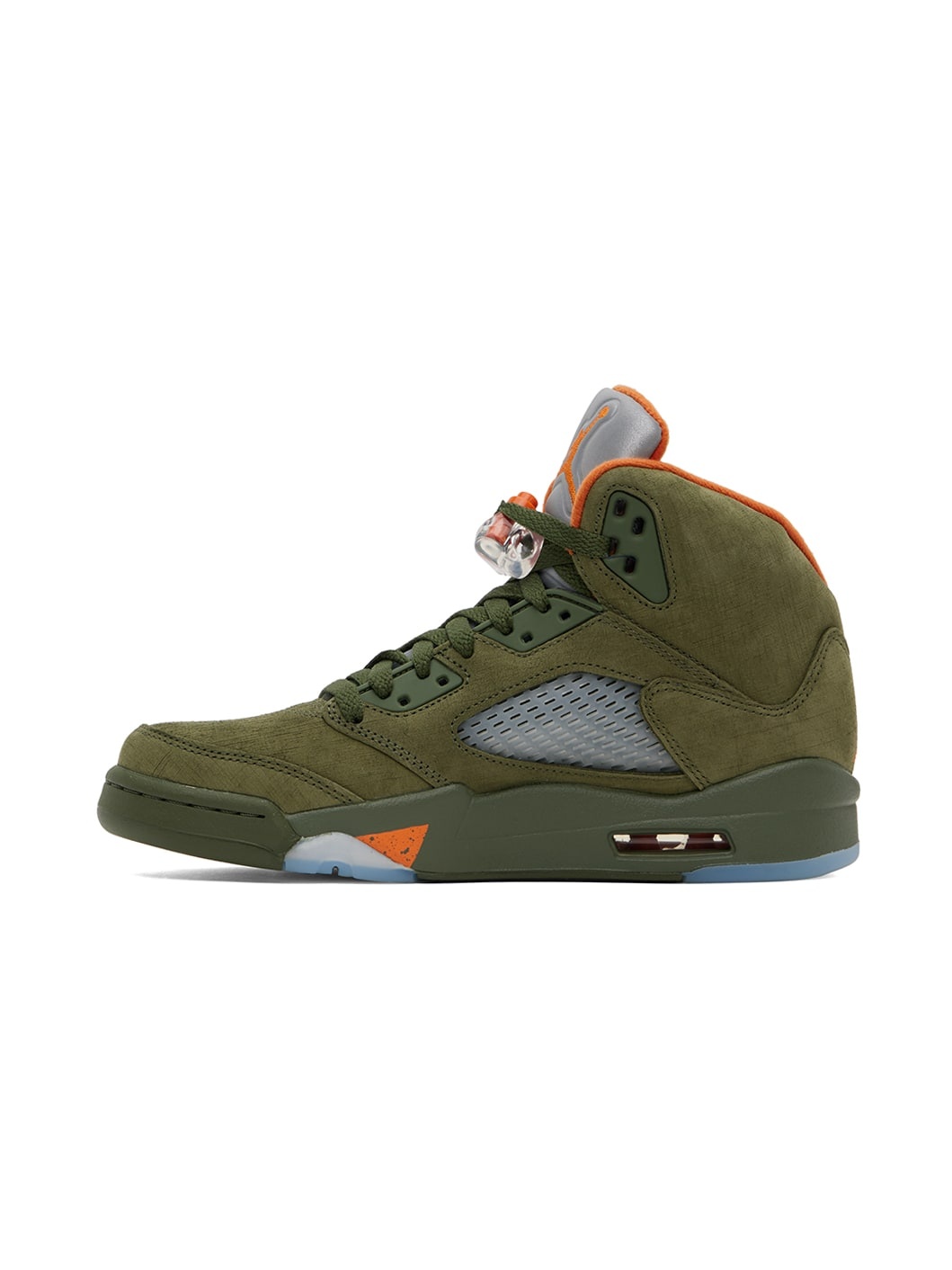 Green Air Jordan 5 Sneakers - 3