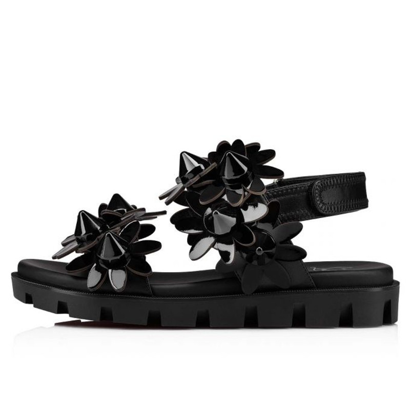 Christian Louboutin Daisy Spikes Cool BLACK/BLACK outlook