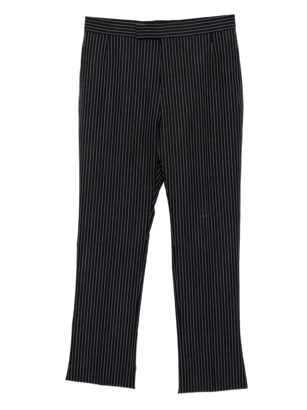 striped wool trousers - 1