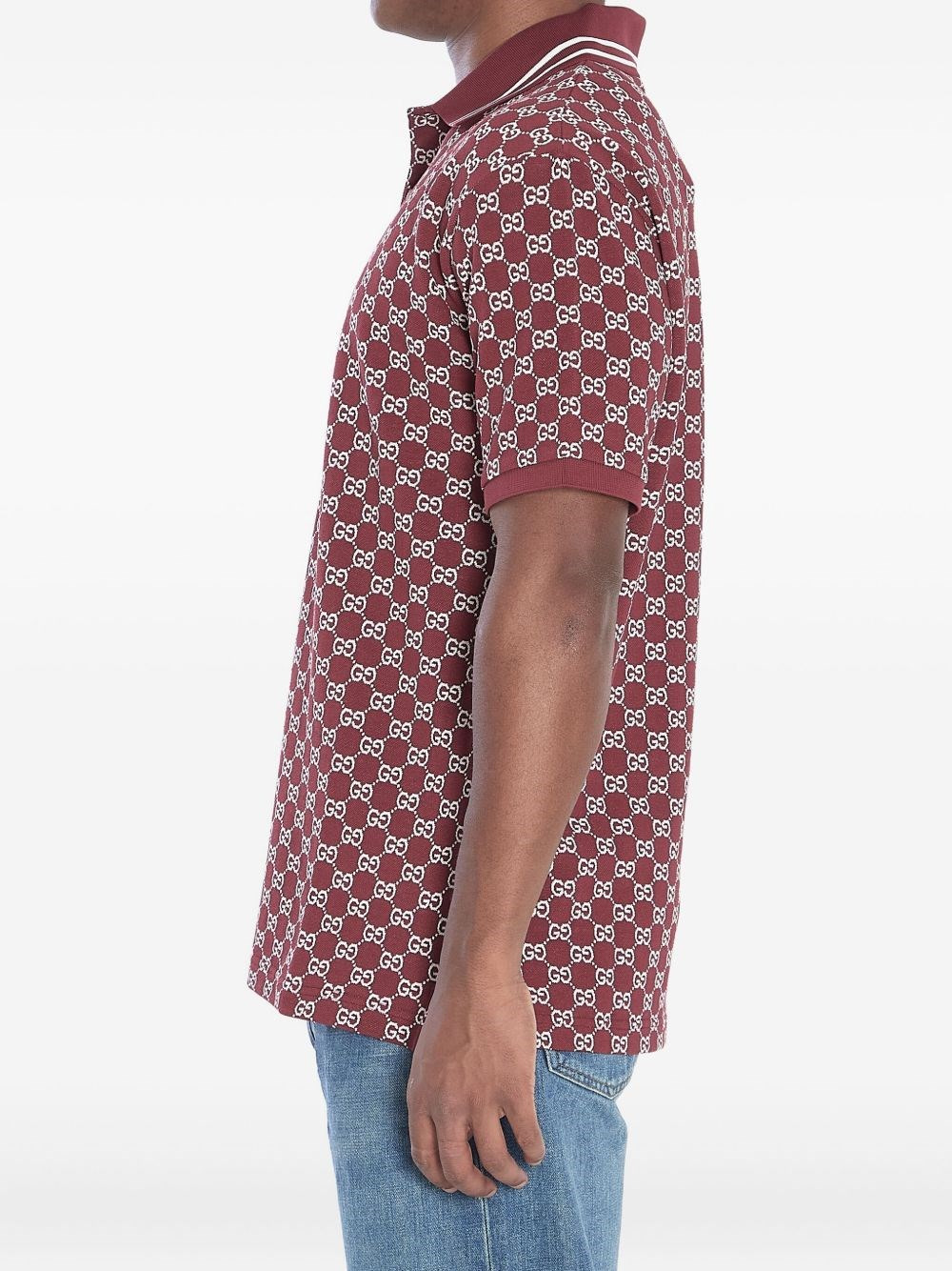 GG cotton polo shirt - 3