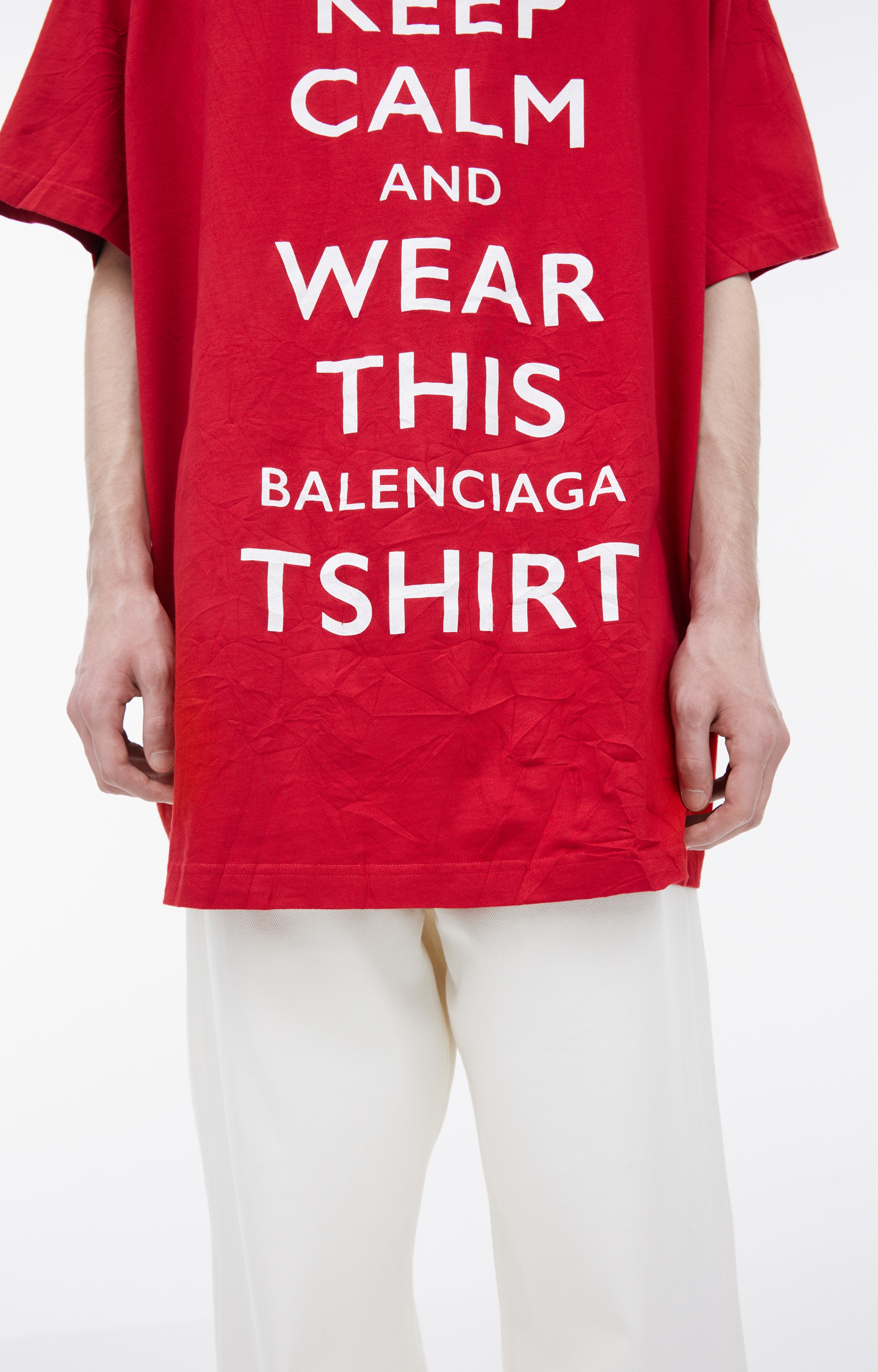 RED OVERSIZE T-SHIRT - 5