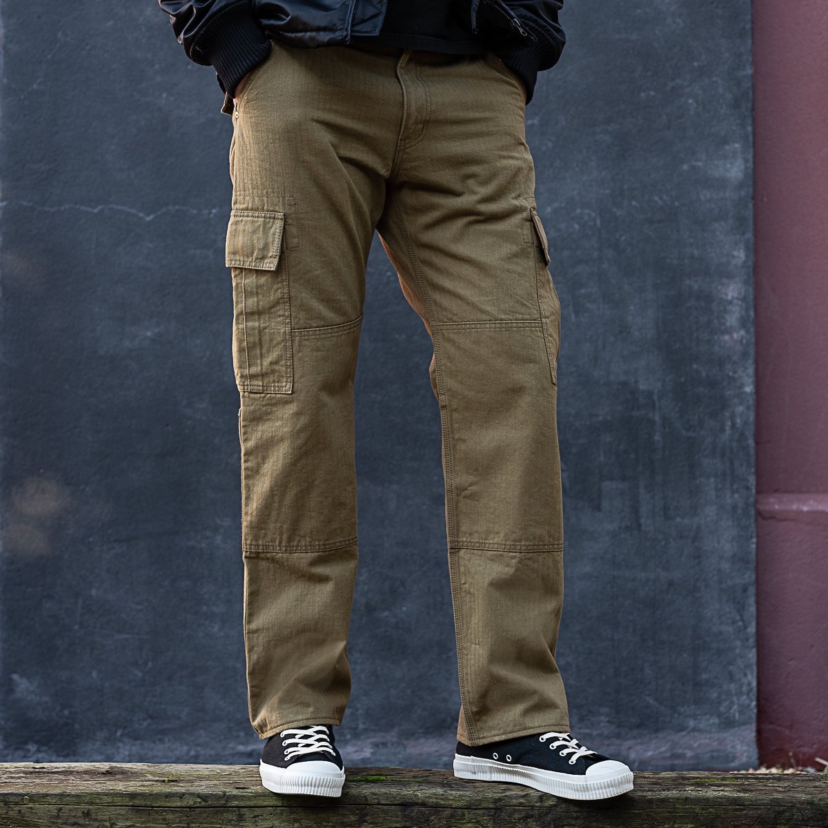 IH-733-KHA 11oz Herringbone Cargo - Khaki - 4
