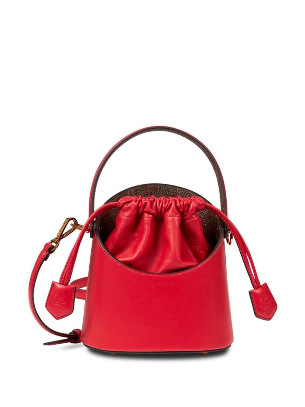 small Saturno leather bucket bag - 7