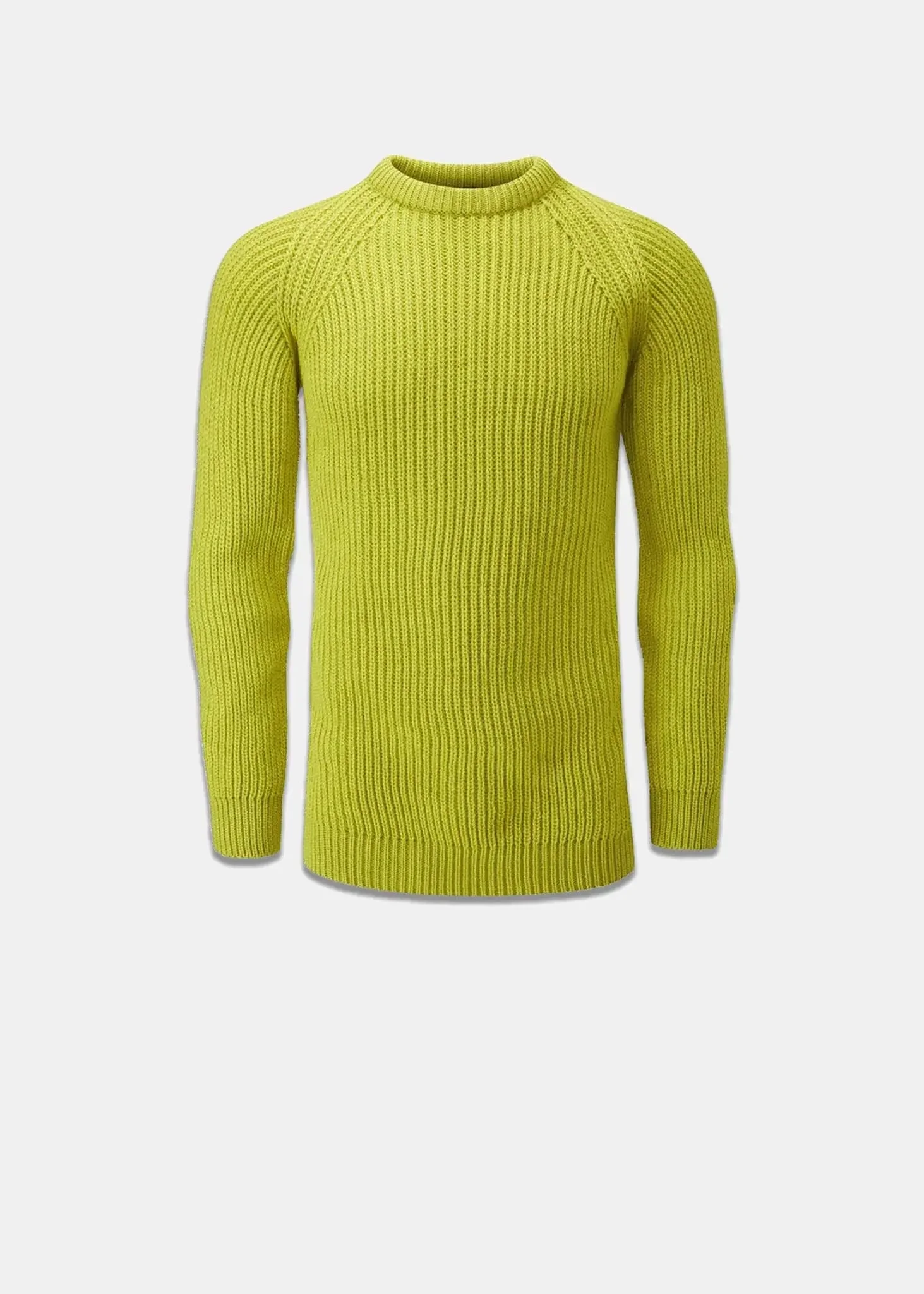 Men's Fisherman Jumper Lime - 1