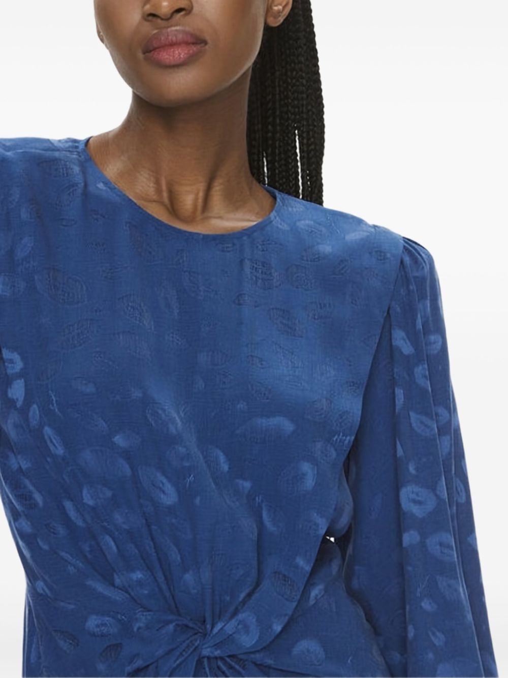 jacquard midid dress - 3