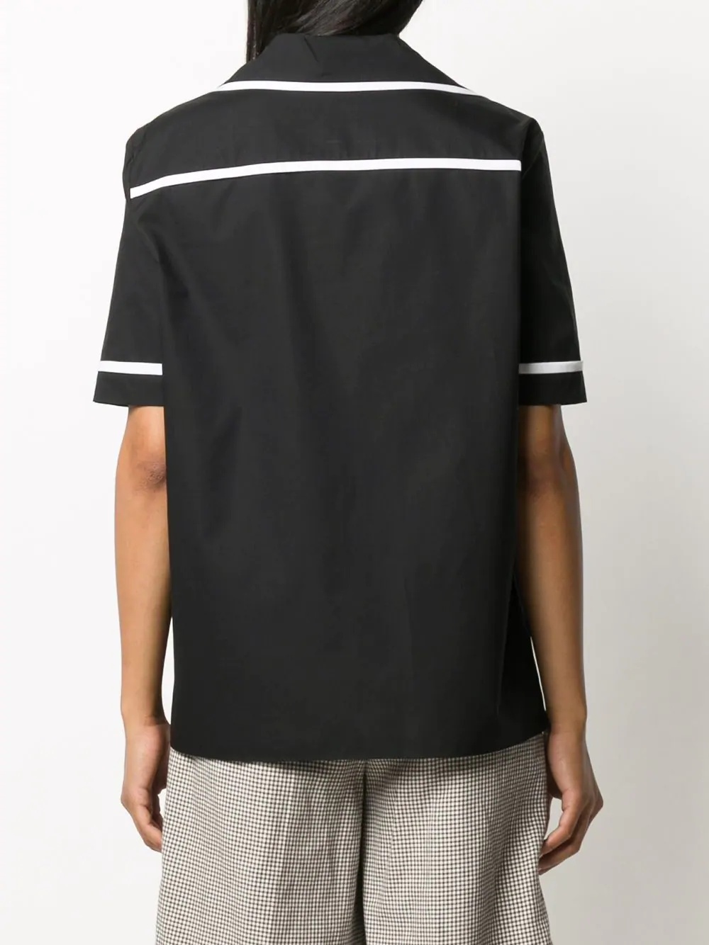 x Joshua Vides contrast-trim shirt - 4