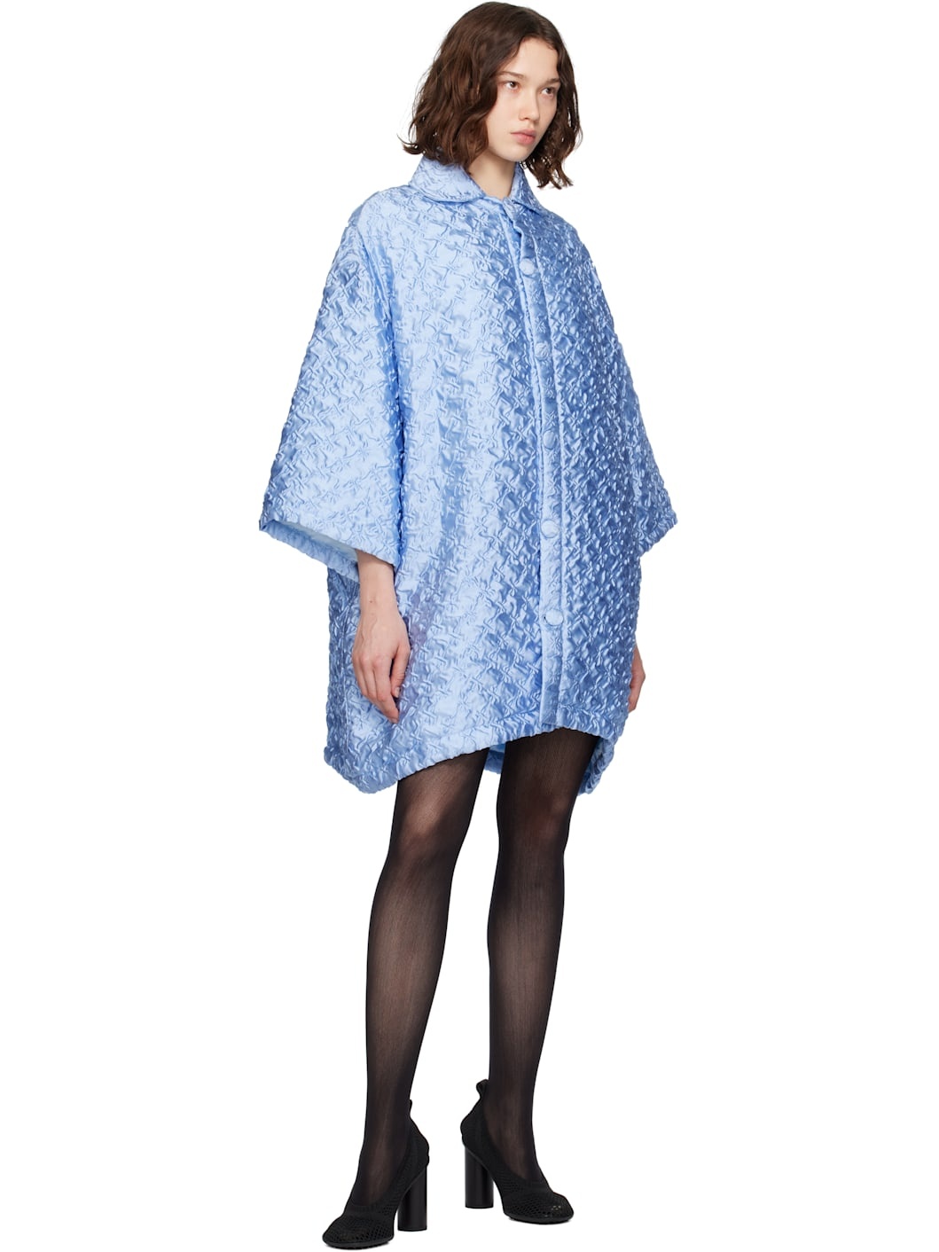 Blue Robe Shirt Coat - 4