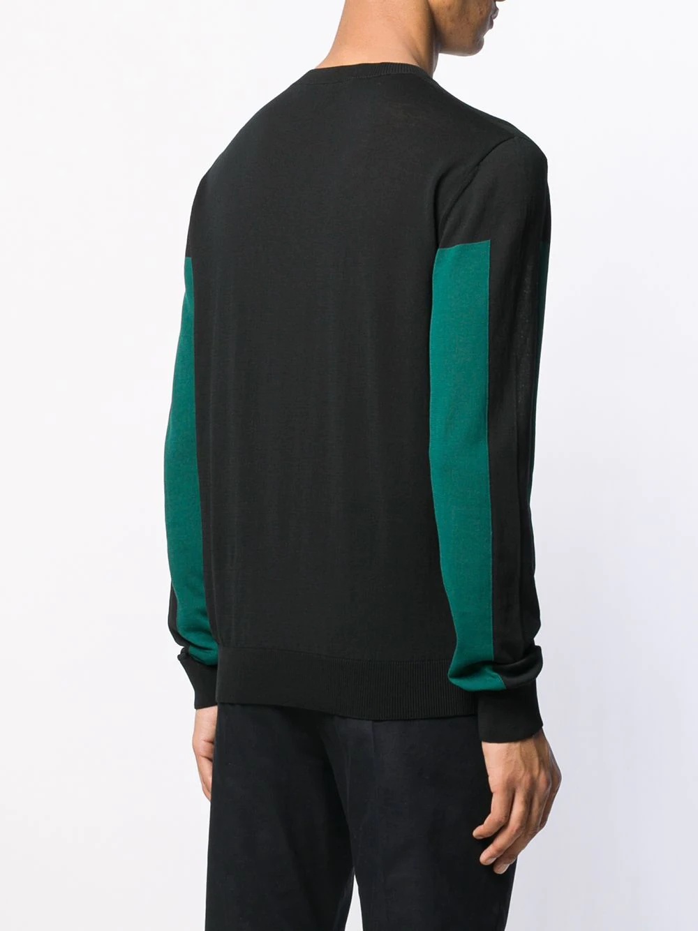 DSQ2 intarsia colour block sweatshirt - 4