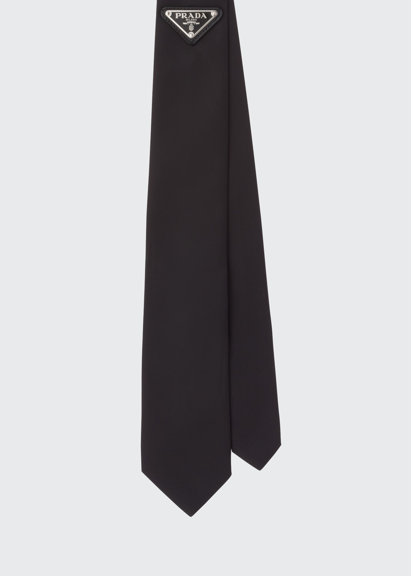 Re-Nylon Gabardine Tie with Logo - 3