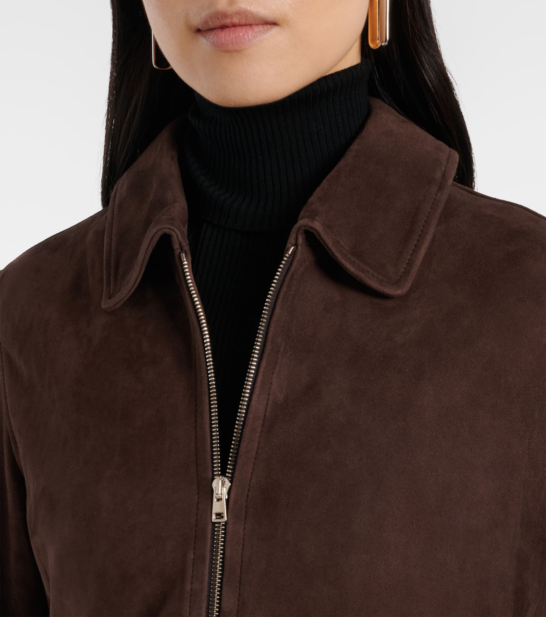Suede bomber jacket - 4
