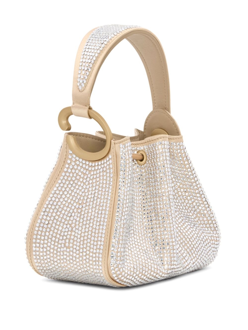 nano O Handle crystal-pavé bag - 4