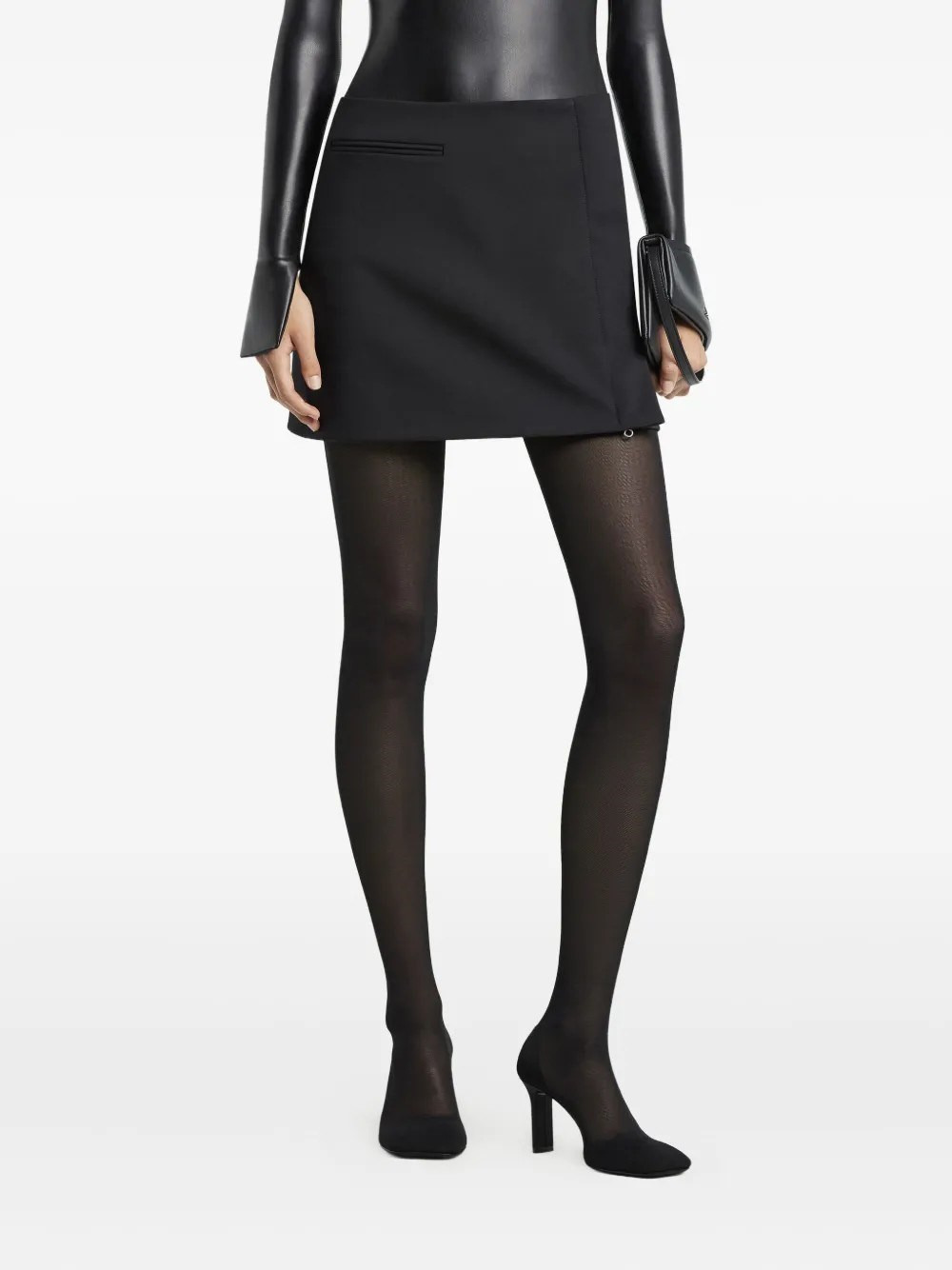 ONE MINUTE TWILL MINI-SKIRT - 4