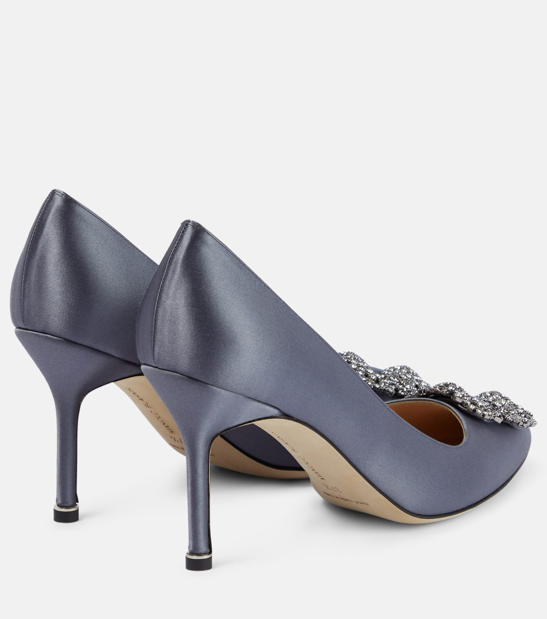 Hangisi 90 embellished satin pumps - 3