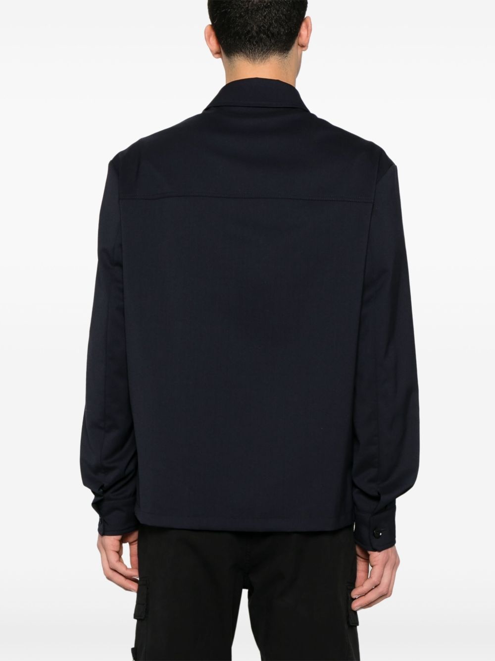 logo-patch jacket - 4
